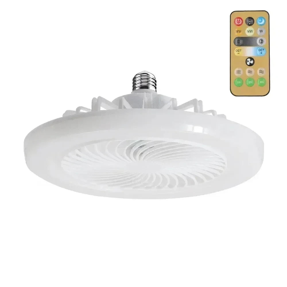 Ventilator inteligent cu led incorporat, 3 moduri de lumină!