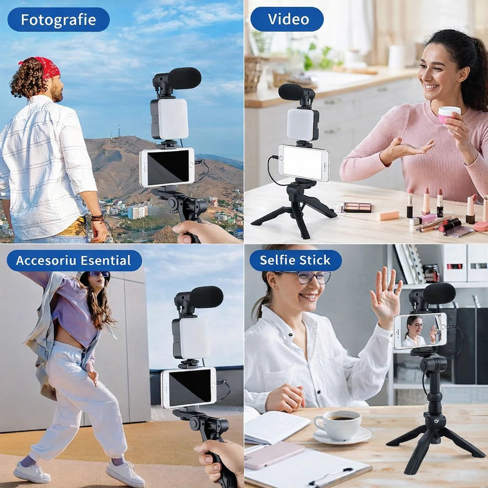 Kit Vlogging Pro - Pentru clipuri filmate ca un profesionist!