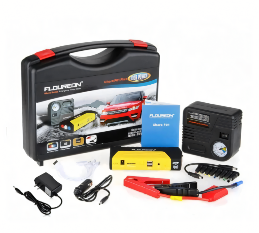PowerBoost Pro - Robot pornire auto portabil, cu acumulator 68800 mAh + compresor auto