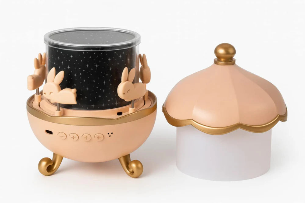 Lampa de Poveste "Universul Magic" - 6 Proiecții, Bluetooth & Boxă Integrată