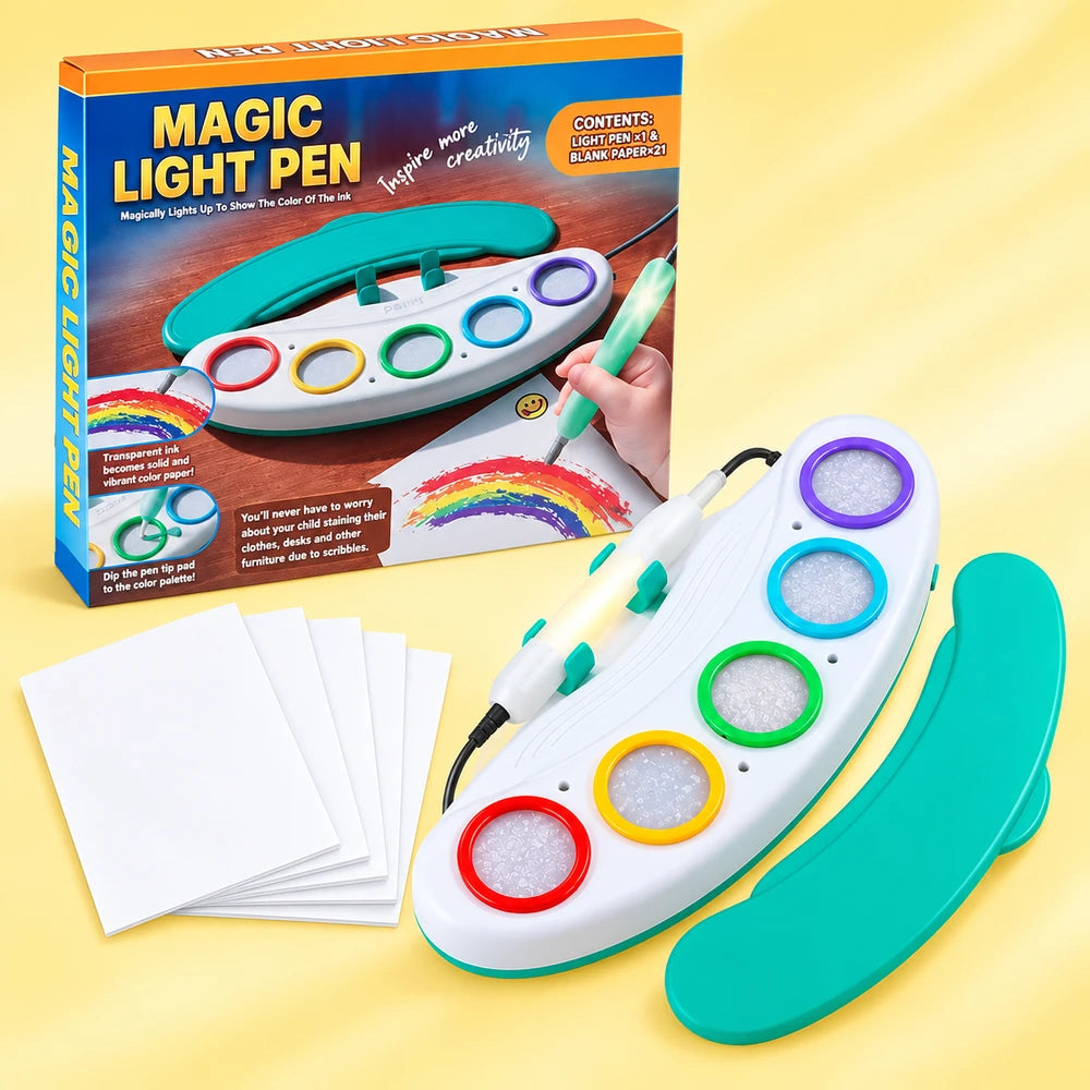 Set Acuarele Magice – Nu pătează nicio suprafață, colorează doar hârtia!