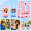 Set 2 Walkie Talkie Video Reîncărcabile pentru Copii