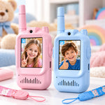 Set 2 Walkie Talkie Video Reîncărcabile pentru Copii