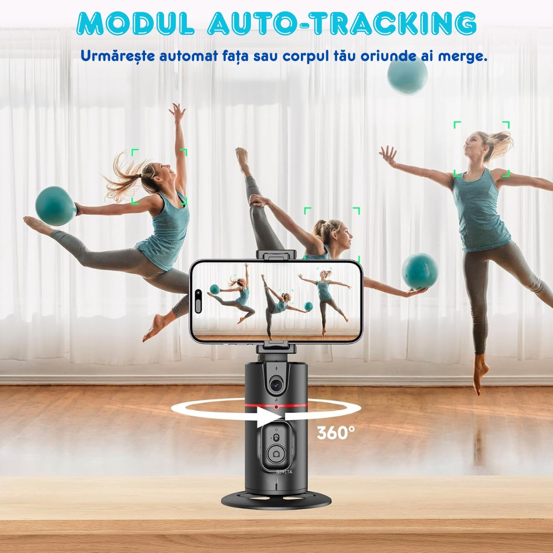 MotionMate™ – Cameramanul Tău Personal care te Urmărește Oriunde