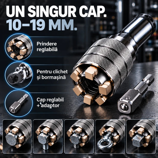 MultiGrip™ – Cheie Tubulară Multifuncțională
